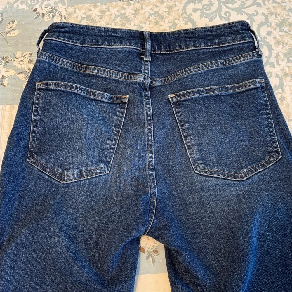 GAP VINTAGE SLIM SKY HIGH DARK WASH JEANS in Size 28/6R - Picture 6 of 7